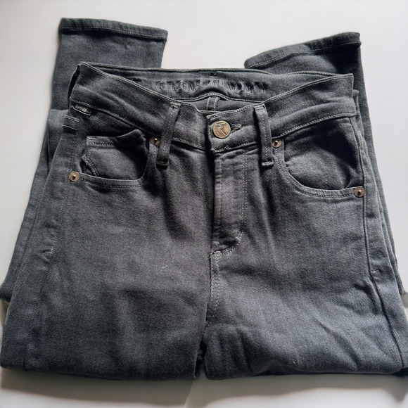 Citizens of Humanity High Waisted Avedon Skinny Stretch Jean in Dark Gray - Picture 1 of 8